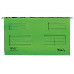 Bantex Flex Suspension File Kraft V-Base 15mm Square 30mm Foolscap Green Ref 100331441