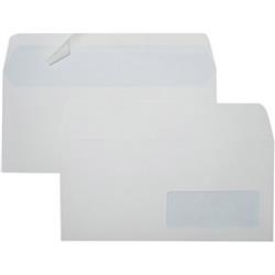 Buste commerciali con finestra 5 Star - taglio dritto - con strip - 11x23 cm - 90g/mq - conf. 500
