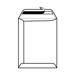 Buste a sacco 5 star - con strip - 80 g/mq - 23x33 cm - bianco - conf. 500