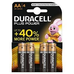 Pile Duracell Plus - stilo AA - conf. 4