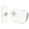 Cordless Door Chime with MIP System 150m Range Includes 2xAA Batteries White