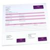 Image of Avery Integrated Double Label Sheet Perforated 85x54mm White - L4841