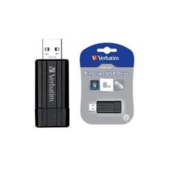 Chiavetta USB Store 'n' Go Pinstripe Verbatim - 8 GB - nero