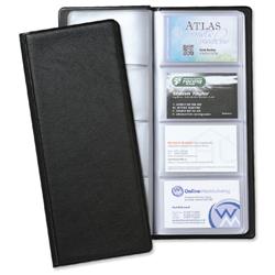 5 Star Office Classic Business Card Holder PVC 64 Pockets for 128 Cards 280x110mm Black