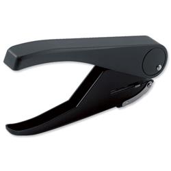 Rapesco Sole Single Hole Heavy Duty Punch Black Ref PF35A0G1
