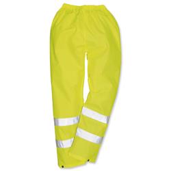 Portwest Hi-Visibility Trousers EN343 Class 3 Protection Medium Yellow Ref S480MED