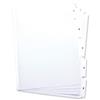 Image of Elba Dividers Europunched 1-5 Clear Tabs A4 White - 100204623