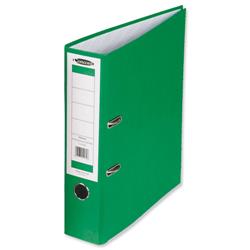 Concord Classic Lever Arch File Printed Lining Capacity 70mm Foolscap Green Ref C216052 - Pack 10
