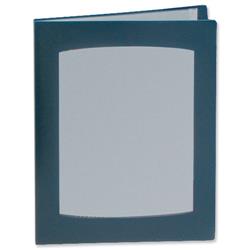 Rexel Clearview Display Book 24 Pockets A4 Blue Ref 10320BU