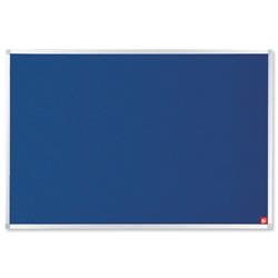 5 Star Office Noticeboard with Fixings and Aluminium Trim W1200x900mm Blue