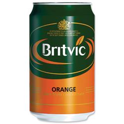 Britvic Orange Juice Pure Can 330ml Ref A02100 - Pack 24
