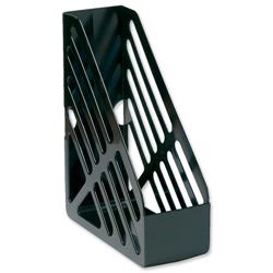 5 Star Office Magazine Rack File Foolscap Black