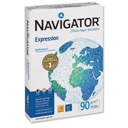 Navigator Expression A4 Inkjet Paper Extra Smooth Ream-Wrapped 90gsm White Ref NEX0900024 - 1 Ream