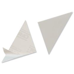 Durable Cornerfix Corner Filing Pockets Soft PVC Self-adhesive 75mm Ref 8281 - Pack 100