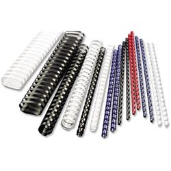 GBC CombBind Binding Combs Plastic 21 Ring Binds up to 125 Sheets 14mm White A4 Ref 4028198 (100 Pack)