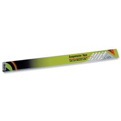 Pelltech Suspension Tape Strip Self-adhesive Polyester Tough 4-hole 55x594mm Ref PLA PO4 594 - Pack 100