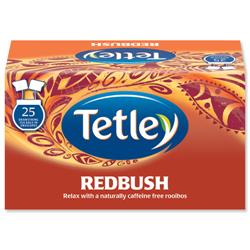 Tetley Redbush Tea Envelopes Individually Wrapped Ref 1283Y - Pack 25
