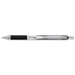 Zebra Z-Grip Flight Ball Pen Medium Black Ref 01373 - Pack 12