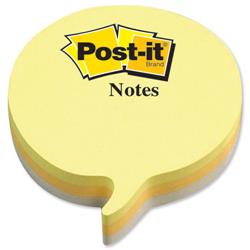 3M Post-It Notes Speech Bubble Block Ref 2007SP