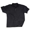 Image of Portwest Polo Shirt Polyester & Cotton Rib-knitted - B210BLKMED