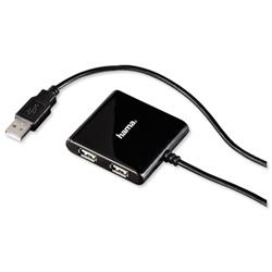 Hama USB 2.0 4-port Hub Bus powered black