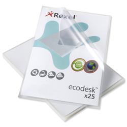 Rexel Eco-Filing Folder Cut Flush Recycled Polypropylene Anti-glare Finish A4 Ref 2102243 - Pack 25