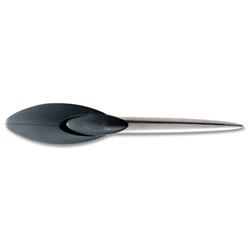 Manual Letter Opener with Ergonomic Handle and Curved Blade Ref 037400