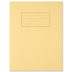 Silvine Exercise Book Ruled and Margin 75gsm 80 Pages 229x178mm Yellow Ref EX103