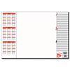 Image of 5 Star Paper Desk Pad 30 Sheets 590x410mm 80gsm White Printed - Z0042