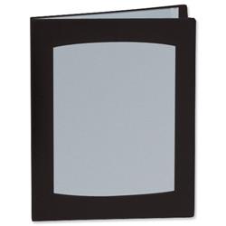 Rexel Clearview Display Book 50 Pockets A4 Black Ref 10350BK