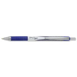 Zebra Z-Grip Flight Ball Pen Medium Blue Ref 01374 - Pack 12
