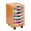 Image of Trexus Mobile Unit 6 Shallow Tray Capacity Supplied Empty - MEQ1WX