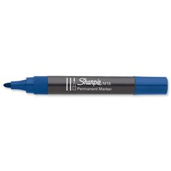 Sharpie M15 Bullet Tip Blue Permanent Marker Ref S0192625 - Pack 12