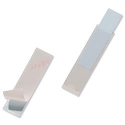 Durable Pocketfix Self Adhesive Top Opening 20x75mm Ref 8072 - Pack 10