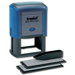 Trodat 4927 Printy Typo D-I-Y Stamp Kits Ink Tweezers and Lettering 3mm 4mm 8 Line Ref 6012