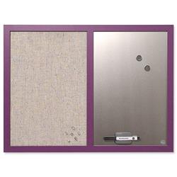 BiSilque Combination Notice and Magnetic Board W600xH450mm Lavender Ref MX04330418