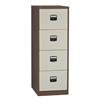 Trexus by Bisley Contract 4 Drawer Foolscap Lockable Steel Filing Cabinet Coffee and Cream Ref 394984