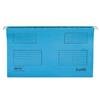 Bantex Flex Suspension File Kraft V-Base 15mm Square 30mm A4 Blue Ref 100331432