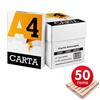 Carta A4 economica - per uso quotidiano - 80 g/mq - 50 risme