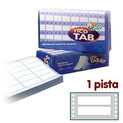 Offerte prezzi Etichette a modulo continuo tico 1 pista 89x23,5 mm (conf. 6000 pezzi) Etichette a modulo continuo tico 1 pista 89x23,5 mm (conf. 6000 pezzi)