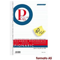 Offerte prezzi Ricambi rinforzati pignaric - a5 - a righe 1r - 40 fogli Ricambi rinforzati pignaric - a5 - a righe 1r - 40 fogli