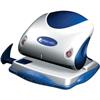 Perforatore Premium Rexel - 2 fori - argento/blu - 40 fogli