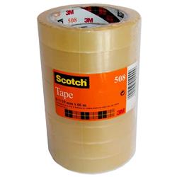 Nastro trasparente Scotch® 508 - 19 mm x 66 m - conf. 8