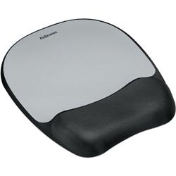 Offerte prezzi Mousepad con poggiapolso in schiuma viscoelastica fellowes - argento Mousepad con poggiapolso in schiuma viscoelastica fellowes - argento