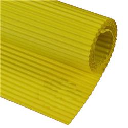 Offerte prezzi Cartoncino ondulato cannetè cwr - 50x70 cm - giallo - conf. 10 Cartoncino ondulato cannetè cwr - 50x70 cm - giallo - conf. 10