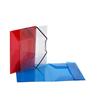 Cartelletta con elastico Hawai Favorit a 3 lembi dorso 2,5 cm blu