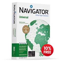 Navigator Paper Universal A4 80gsm Ref 362003-550 (5 x 550 sheets) - 10% FREE