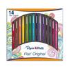 Paper Mate Flair Original Felt Tip Pen Medium Assorted Ref 1920367 (Pack 14)