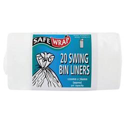 Robinson Young Safewrap Swing Bin Liners 50 litres 760 x 1220 mm Ref RY00441 (Pack 80)