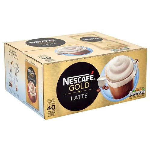 Nescafe Latte Instant Coffee Sachets One Cup Ref 12240290 [Pack 40